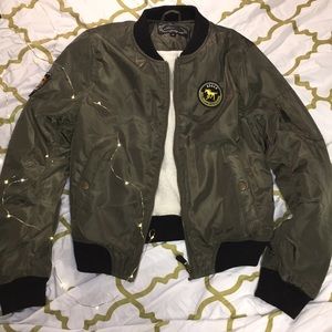 Vintage Bomber Jacket (Fur-lined)